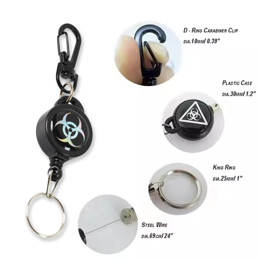SecurePull Retractable Keychain