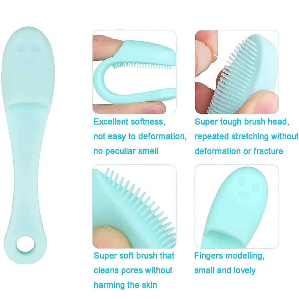 GlowTouch™ Silicone Finger Face Scrubber