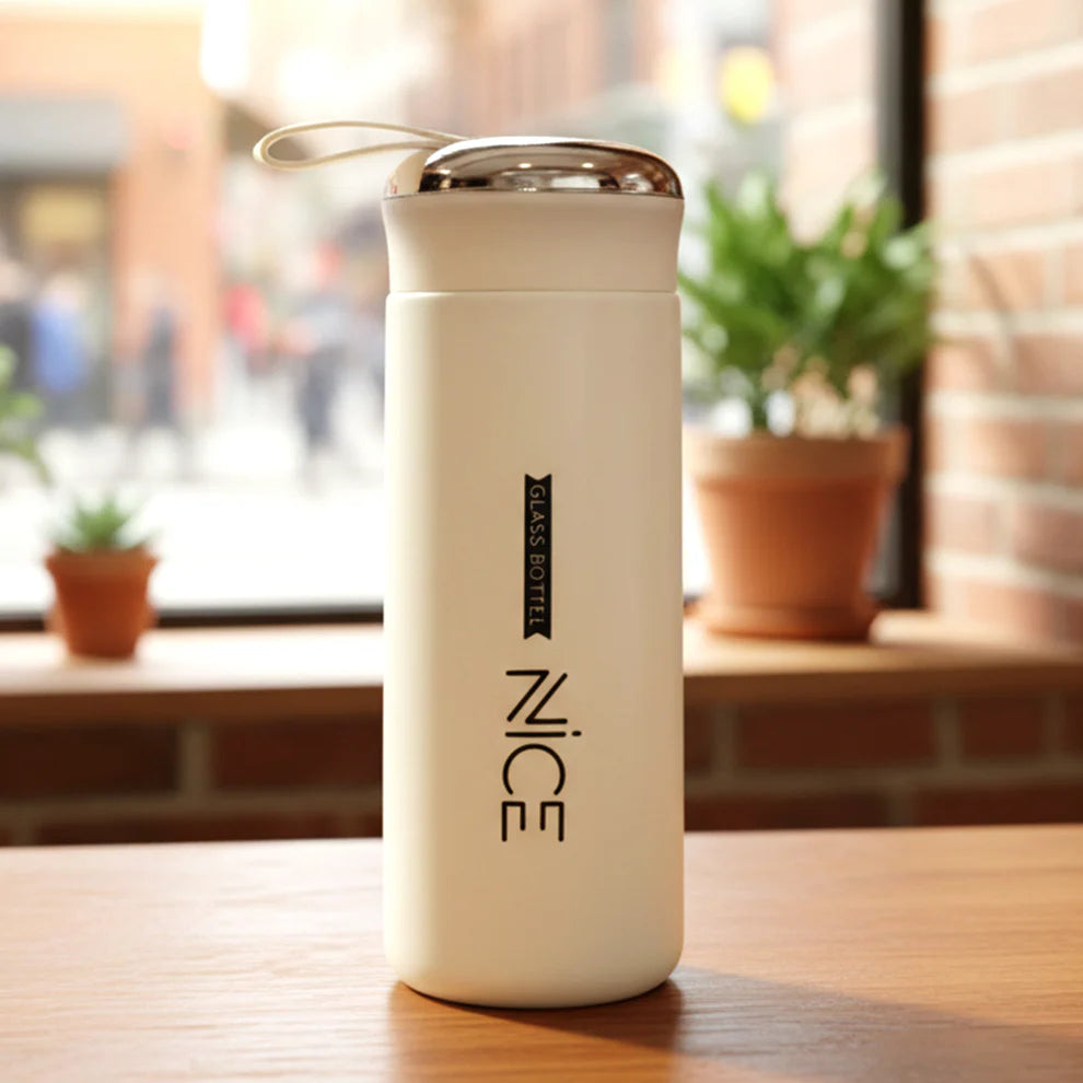 PureSip Premium Glass Water Bottle