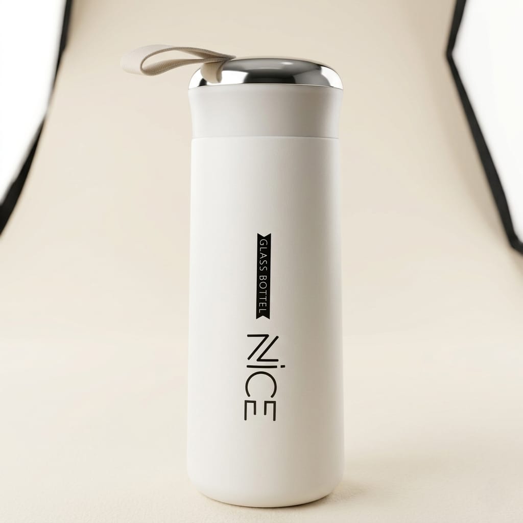PureSip Premium Glass Water Bottle