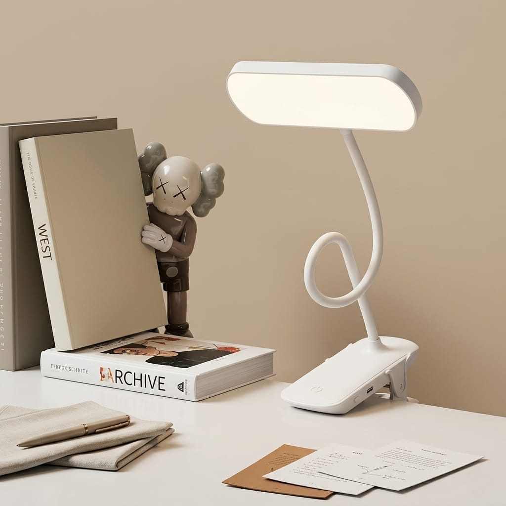 ReadGlow™ Rechargeable Clip-On Book Light