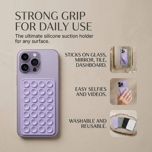SnapHold Suction Phone Holder